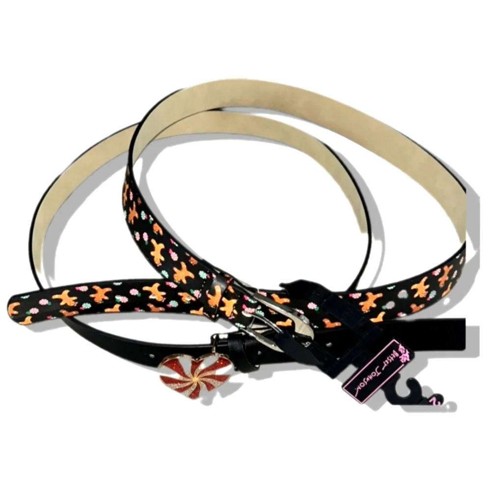 Betsey Johnson Set of 2 Holiday Belts Women - Picture 3 of 5